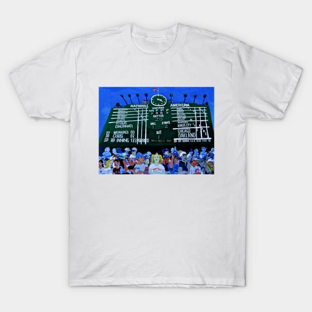 Wrigley Scoreboard T-Shirt by SPINADELIC